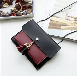 Black and red Satchel